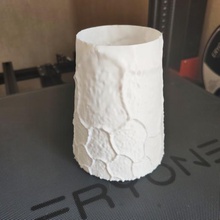 fuzzy vase art stone 3d print model - Mito3D