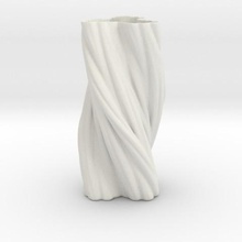 fvase home tumbler flower vase fractal julia 3d print model - Mito3D