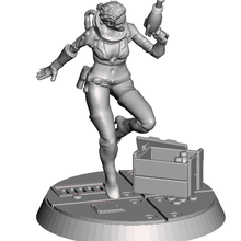 fww nuka girl proxy - alt pose game fallout warfare wasteland games 3d print model - Mito3D