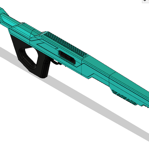 fx3d stunner - ruger 10 22 chassis digital download 3d printing gadget rifle stock butt 3D print model - Mito3D