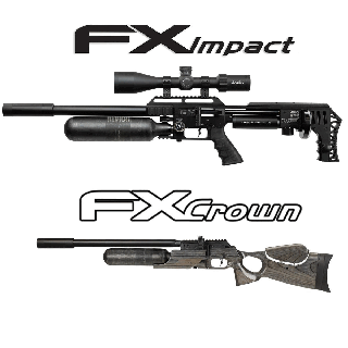 fx impact crown silencer 177 muffler moderator airgun gun pistol airguns 3d print model - Mito3D