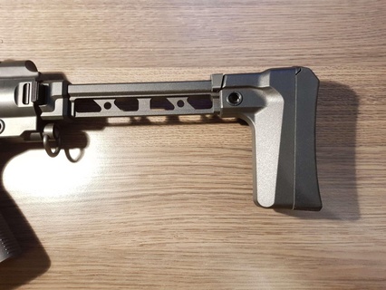 g&g conductive stock extention Game stock buttstock g&g arp arp9 tgm r5 extention airsoft replica custom  3d print model - Mito3D
