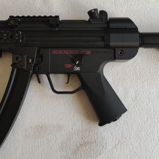 mp5 ar Stock adaptateur armement m4 egm a4 3D print model - Mito3D