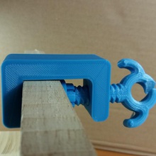 g-clamp hook eye l10-25 home g clamp towel household 3d print model - Mito3D
