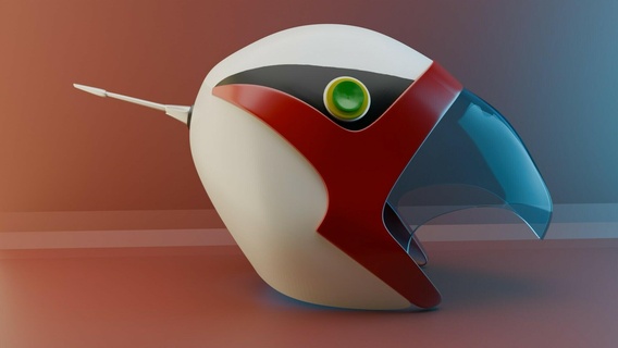 g command capacete 3d print model - Mito3D