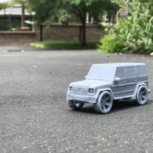 wagon voiture 4x4 gwagon camion SUV véhicule mercedes g63 amg jeep route 3d print model - Mito3D