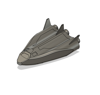 gi joe defiant space shuttle Game rocket classic toys 3d print model - Mito3D