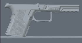 g17 80 percent Waffen g19 glock p80 3d print model - Mito3D