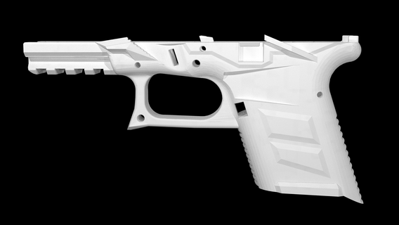 g19 supertactical quadro Armação 3d print model - Mito3D