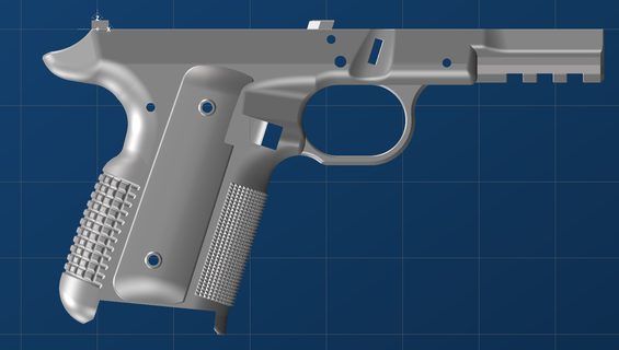 g1911 glock 1911 glock19 armação pistola g19 3d print model - Mito3D
