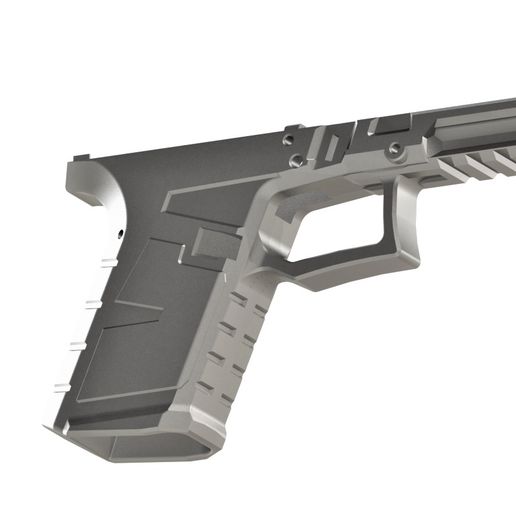g19 quadro Armação dd192 glock glock19 19 deslizar 3d impressão pistola 26 3D print model - Mito3D