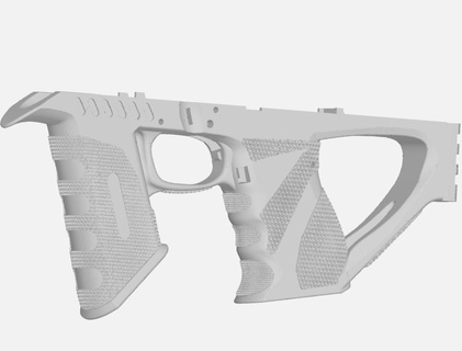 g19 iff p80 glock cornici 3d print model - Mito3D