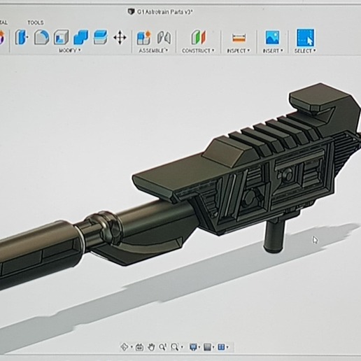 g1 astrotrain tüfek çeşitli oyuncak trafo transformers 3D print model - Mito3D
