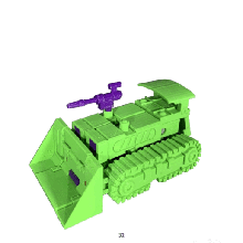 g1 constructicons bonecrusher de l'architecture figure d'action devastator les constructions jouet le premier optimus transformateurs 3d print model - Mito3D