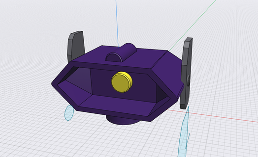 g1 ondas choque cabeça decepticon brinquedo 3d print model - Mito3D