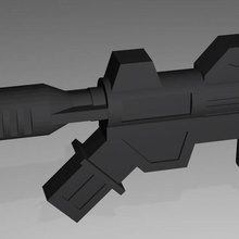 g1 studio series wreck-gar decelerator laser game transformers wreck gar autobot blaster gun asscessory 3d print model - Mito3D