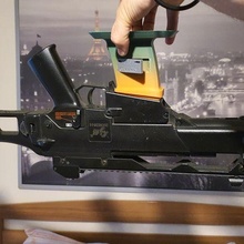 g36 Sanft Luft Waffe Halter Unterstützung Clip Haken Projekt Modell Drucker Gewehr Softair 3d print model - Mito3D