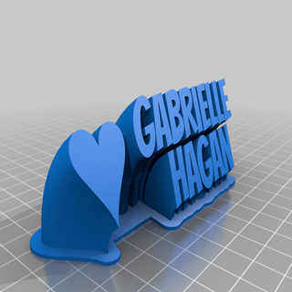 gabby h Home customized office home work desk 3d print model - Mito3D