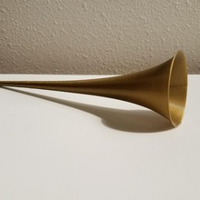 gabriel de la corne art les mathématiques l'art s trompette torricelli& torricelli surface révolution limites l'infini horn 039 gabriel& calcul ii le 3d print model - Mito3D