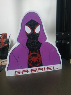 gabriel miles morales nameled samelayer spiderman 3d print model - Mito3D