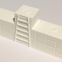 gadianton wall - tower game 3d print model - Mito3D