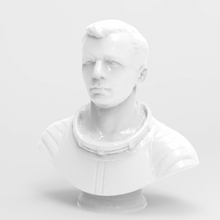 gagarin busto a arte 3dprint 3dprinted pessoas 3d print model - Mito3D