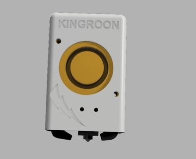 jauge Kingroon kp3s ventilateur canal hotend 3d print model - Mito3D
