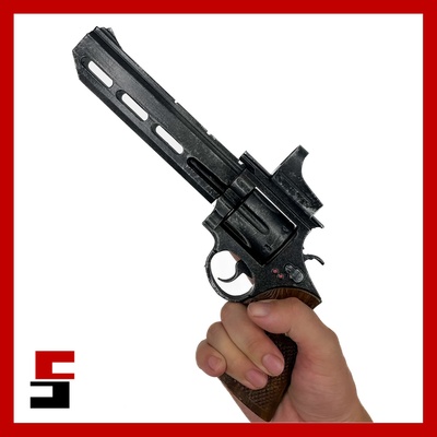 ganhador cair 4 suporte réplica arma pistola fogo aposentadoria arte stl 3d impressão modelo nuka world cola cosplay 3d print model - Mito3D