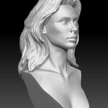 gal gadot la mujer maravilla bust.art.greek.sculpture.zbrush.sexy.beautiful.super.superheroine.comic.film.action.hollywood.actress.movie.neck.shoulders.eyes.hair.face.head.female.girl.themyscira.antiguo griego 3d print model - Mito3D