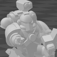 galactic crusaders plate armor squad upgrades remix 3d print model - Mito3D