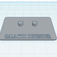 galactic defender stand micronauts 3d print model - Mito3D