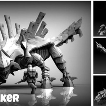 galattico mostro minis mini miniatura figura demone warhammer 40k gioco guerra tavola stella 3d print model - Mito3D