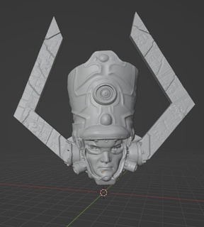 galactus head ver 1 toys custom marvel 3d print model - Mito3D