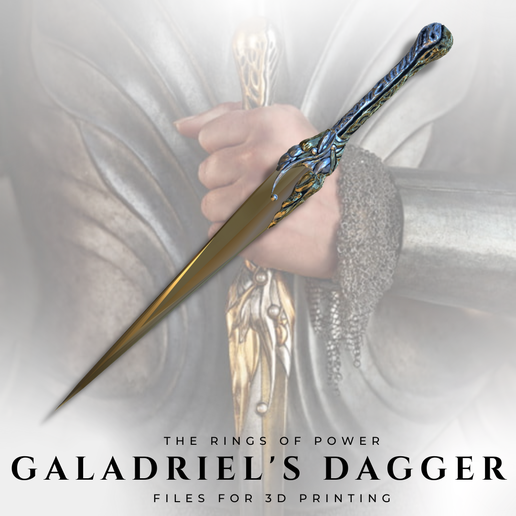 galadriel's dagger rings power 3D print model - Mito3D