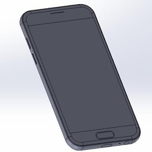 galaxy a3 2017 various phone samsung smartphone 3d print model - Mito3D
