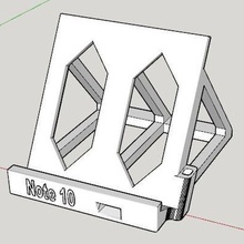 galaxie Remarque 10 supporter stylo titulaire soutien outil samsung 4 style électronique 3d print model - Mito3D