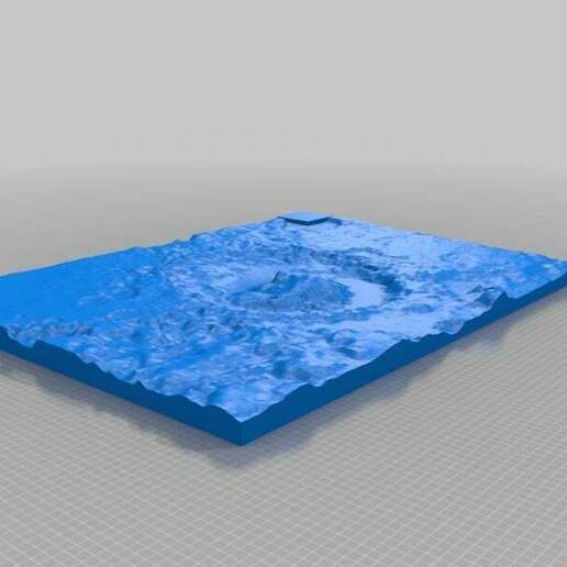 Sturm Krater Physik Astronomie 3D print model - Mito3D