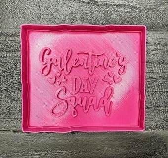 galentine's day squad cookie cutter  3d print model - Mito3D