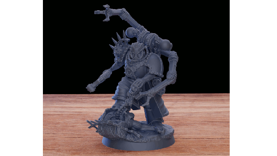 gallant sir lack tabletop scifi eaters miniatures 3d printing character apothecary berserker surlak gahlan world 3d print model - Mito3D