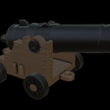 galleon cannon 3d print model - Mito3D