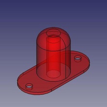 coq bouton 3d print model - Mito3D