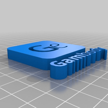 gambody logo art 2d ultrabase print creality brand body3d 3d printer 3d print model - Mito3D