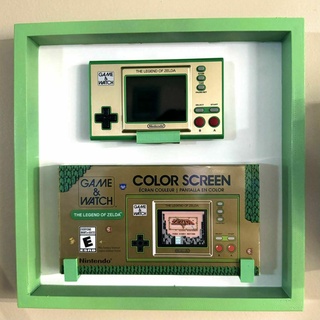 Jeu regarder afficher Cadre l'horloge lien mario nintendo super table mur Zelda loisir 3d print model - Mito3D