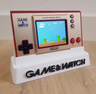 game & watch support Game booth nintendo game&wacth 3d print model - Mito3D