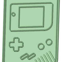 game boy 120mm cookie cutter tool 3d print model - Mito3D