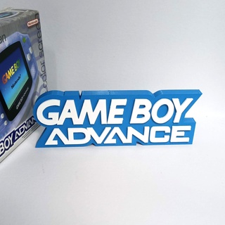 jogos Garoto avançar logotipo game Boy Nintendo console 3d print model - Mito3D