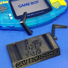 game boy advance pikachu version stand gba nintendo pokemon super mario 101 001 ips 3d print model - Mito3D