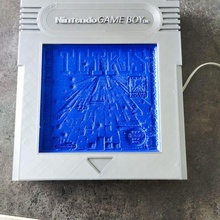 jogos Garoto lito retro arte litofania litofano Nintendo game Boy caixa nerd 3d print model - Mito3D