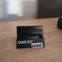 game boy pocket holder gameboy advance sp micro nintendo ds dsi 3ds 2ds lite xl 3d print model - Mito3D