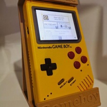 Jeu garçon supporter dmg arcade style gadget Gameboy classique 3d print model - Mito3D